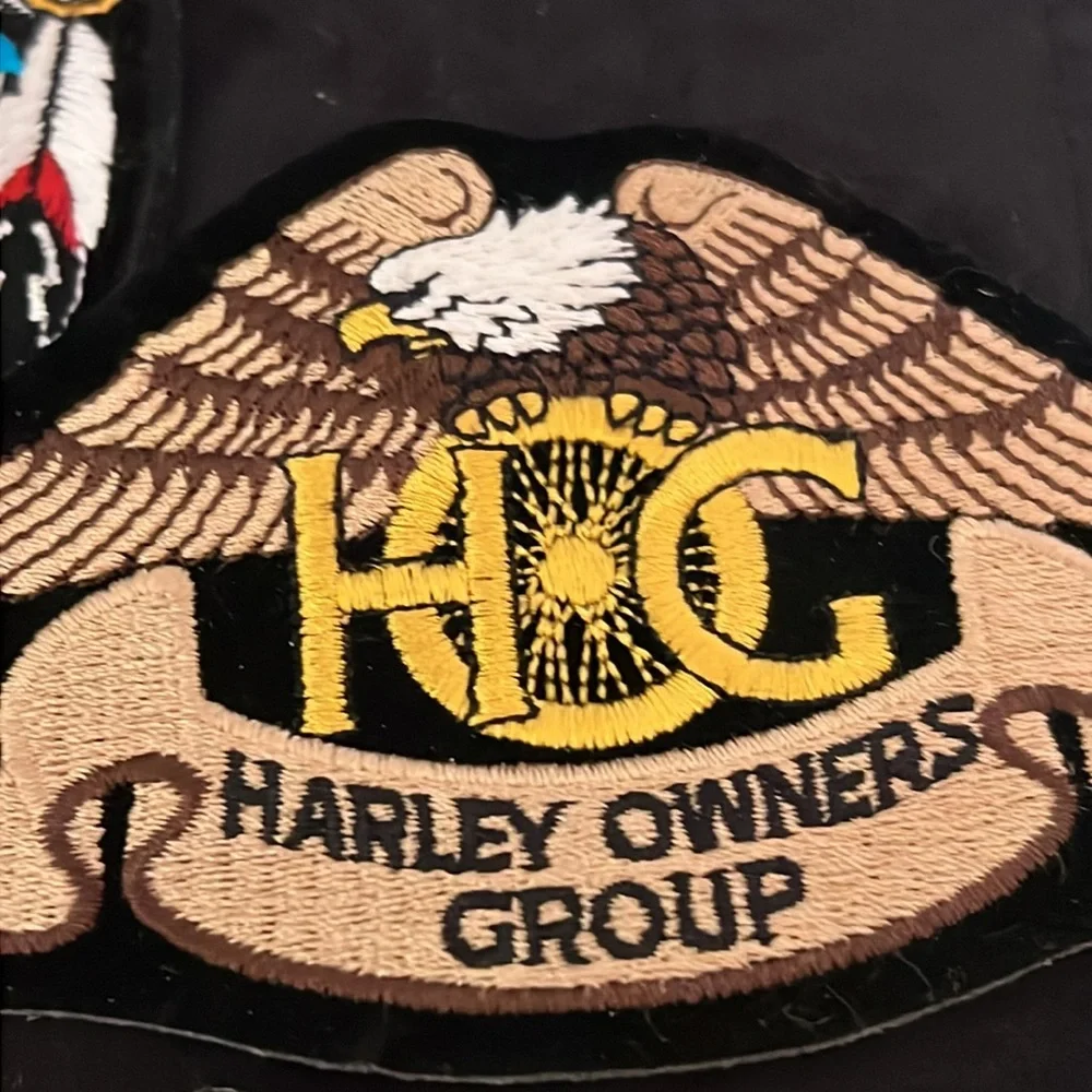 Lot Harley Davidson eagle tomahawk patches